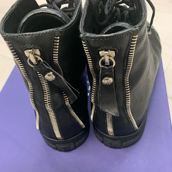 Stuart weitzman zipit lace up boots - Picture 3 of 5
